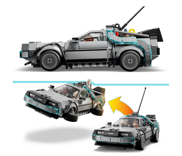 LEGO SPEED CHAMPIONS 77256 Wehikuł czasu z powrotu do przyszłości - 1473593 - zdjęcie 10